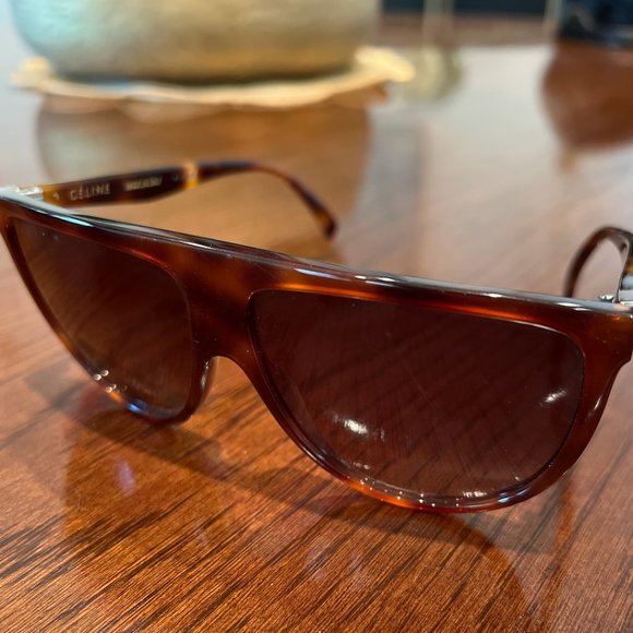 Celine Flat-top Tortoiseshell-acetate Sunglasses - Picture 3 of 8